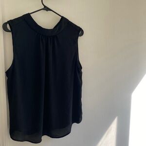 Who What Wear Business Casual Black Sleeveless Blouse Size XXL